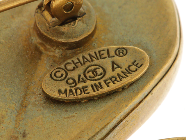 CHANEL シャネル ブローチ ココマーク クローバー ブローチ【472