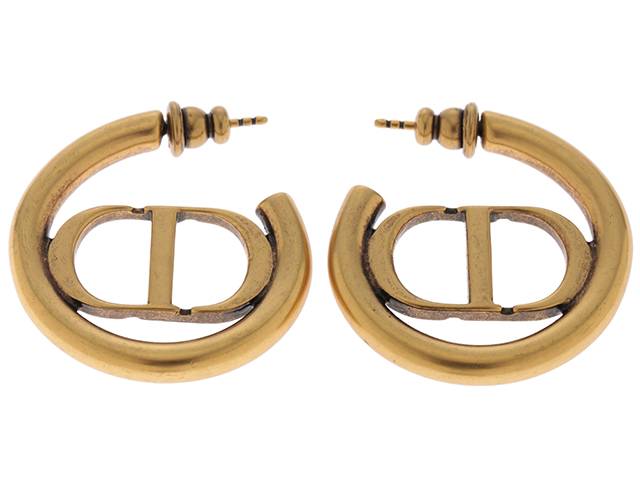 Dior ディオール アクセサリー ピアス 30 MONTAIGNE フープピアス