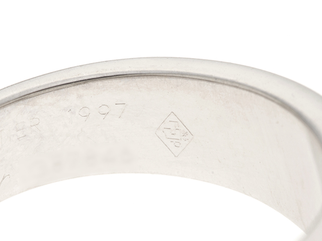 Cartier カルティエ タンクリング ホワイトゴールド ムーン