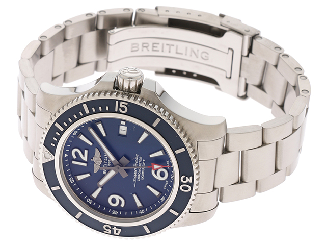 ブライトリング BREITLING スーパーオーシャン オートマチック44 A17367 ブラック文字盤 SS 自動巻き メンズ 腕時計