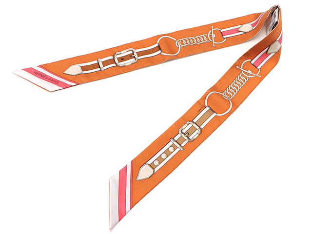 レディースツイリー　グラントゥララ　朱色　美品　エルメス　HERMES