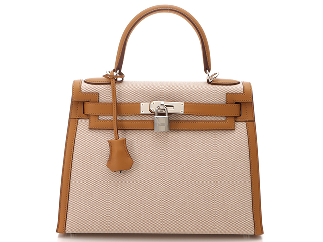 HERMES エルメス ケリー28 セサミ/ナチュラル/シルバー金具 Z HERMES エルメス ケリー28 セサミ/ナチュラル/シルバー金具 Z