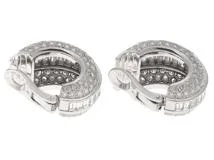 Cartier　カルティエ　イヤリング　デザインイヤリング　ダイヤモンド　K18ホワイトゴールド【430】2143200456463