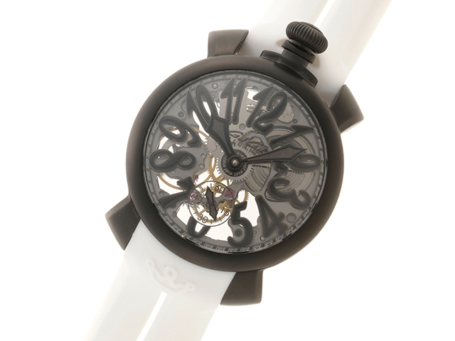 GaGa MILANO ガガミラノ 時計 マヌアーレ48mm スケルトン
