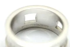 TIFFANY&CO　ティファニー　リング　指輪　1837オープンリング　SV　シルバー　18号　8.3g　【472】A
