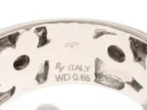 Ponte Vecchio ポンテヴェキオ フラワーモチーフリング K18ホワイトゴールド ダイヤモンド0.65ct 20.3g 12号  2143200463591 【437】 の購入なら「質」の大黒屋（公式）