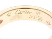Cartier カルティエ ミニラブリング/YG/1PD/4.2g/47号【432