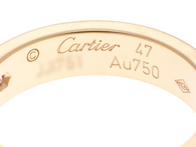 Cartier カルティエ ミニラブリング/ＹＧ/1ＰＤ/4.2ｇ/４７号【432