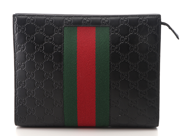 GUCCI グッチ シェリーライン グッチシマ クラッチバッグ 475313