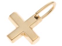 BVLGARI　ブルガリ　クロスチャームスラッシュ　Ｋ18　YG　イエローゴールド　約7.4ｇ　2143200471404【432】