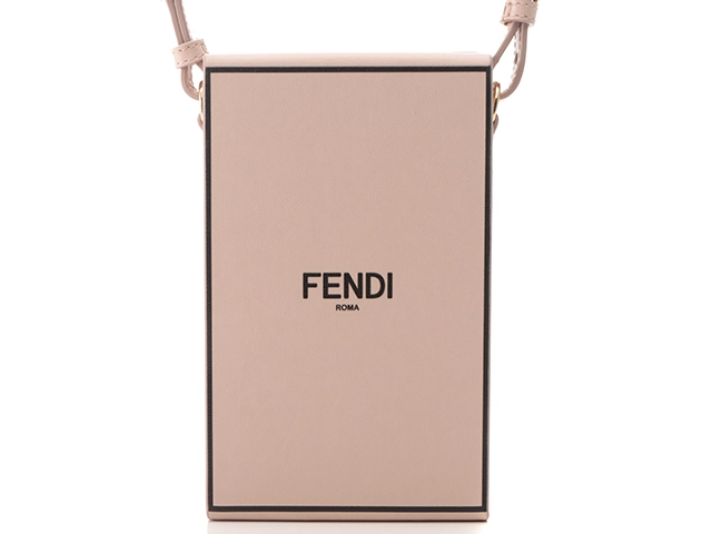 FENDI フェンディ BOX ショルダーバッグ ピンク