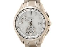 SEIKO セイコー ブライツ SAGA283 ホワイト文字盤 チタン 電波ソーラー （2143200473293）【200】