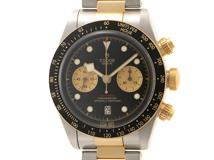 TUDOR チューダー　ブラック ベイ クロノ S&G　79363N　YG/SS　ブラック文字盤　メンズ　自動巻き　200m防水【436】2143200473569