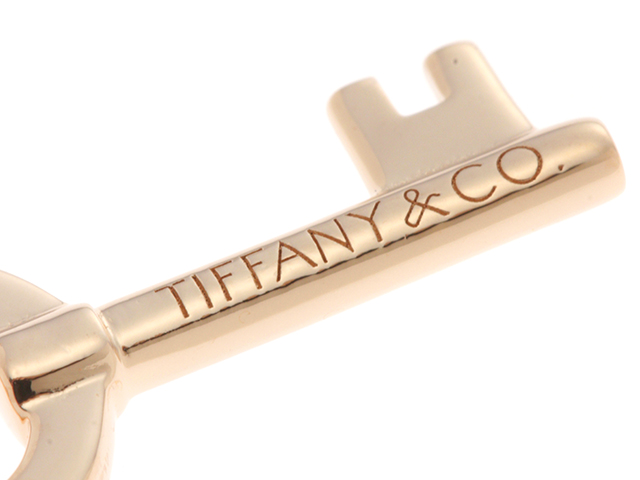 美品 TIFFANY&Co ティファニー チタン オーバル ラージ キー トップ
