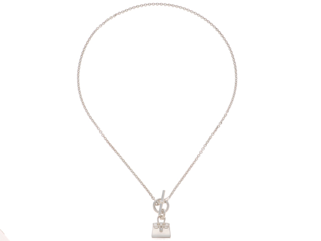 HERMES エルメス バーキンネックレス SV シルバー 13.3g 【432