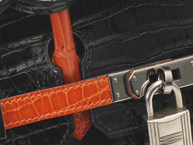 【ネット限定】 HERMES エルメス バーキン25 □H刻印 ニロティカス ブラック オレンジ 【888】 2143200478878 K 【ネット限定】 HERMES エルメス バーキン25 □H刻印 ニロティカス ブラック オレンジ 【888】 2143200478878 K