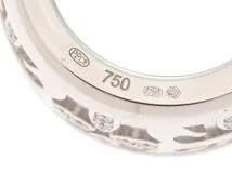 【HOT本物保証】パティックフィリップ K18WG リング 指輪 10.5号 ダイヤ 総重量約16.2g 中古 美品 送料無料☆0315 イエローゴールド台