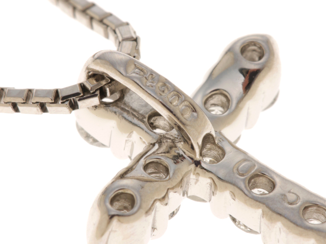 JEWELRY ノンブランドジュエリー クロスネックレス PT850/PT900