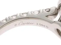 【11/14 Price Down】Cartier カルティエ 貴金属 ジュエリー 指輪 リング デスティネソリテールリング プラチナ(PT950)  ダイヤモンド(2.04ct) 6.4g #48 2143200491822【430】