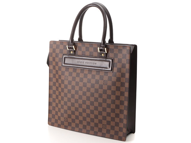 【本物保証】 ルイヴィトン LOUIS VUITTON ダミエ ヴェニスGM トートバッグ ハンドバッグ エベヌ N51146