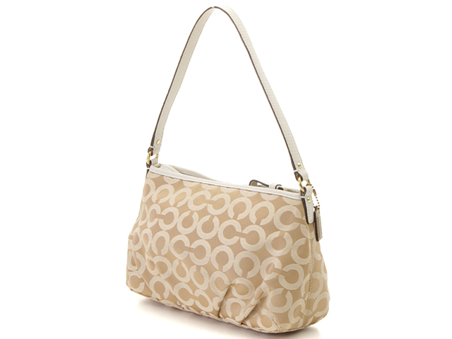 新品☆COACH コーチショルダーバッグ ホワイト レザー