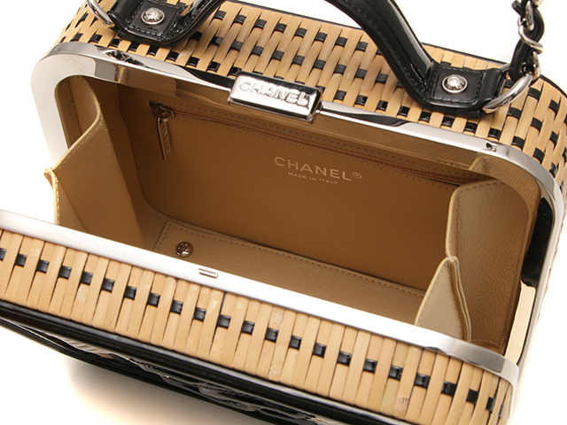 ネット限定】CHANEL シャネル ココマーク ストローカゴバッグ ストロー