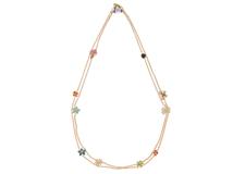 Christian Dior クリスチャンディオール  ディオレットロングネックレス　K18YGイエローゴールド　ラッカー　ダイヤモンド　JOTE95014　28.2g【472】AH