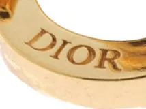 Dior　ディオール　PETIT CDピアス　メタル/レジンパール/クリスタル　【472】SS