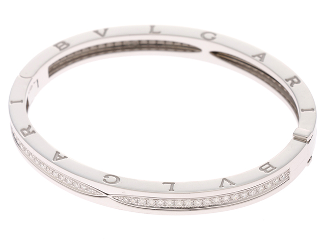 BVLGARI B-zero1バングル WG ホワイトゴールド フルダイヤ 約