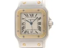 Cartier　カルティエ　時計　サントス　ガルベLM　W20011C4　ステンレス×YG　クォーツ　2143200505925　【437】