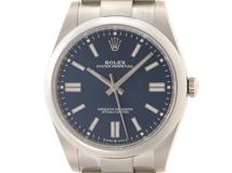 2021年9月国内正規　ROLEX ロレックス 腕時計　オイスターパーペチュアル41　124300　ブルー　SS　自動巻き　【430】2143200511124