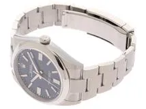 2021年9月国内正規　ROLEX ロレックス 腕時計　オイスターパーペチュアル41　124300　ブルー　SS　自動巻き　【430】2143200511124