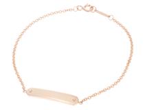 TIFFANY＆CO　ティファニー  タグチェーンBL/PG/3.8g【471】N