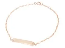 TIFFANY＆CO　ティファニー  タグチェーンBL/PG/3.8g【471】N