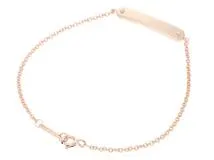 TIFFANY＆CO　ティファニー  タグチェーンBL/PG/3.8g【471】N