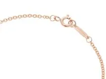 TIFFANY＆CO　ティファニー  タグチェーンBL/PG/3.8g【471】N