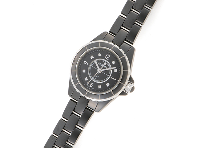 CHANEL　シャネル　J12・8PD　H2569　セラミック　女性用　腕時計　クォーツ（2143200523479）【200】C