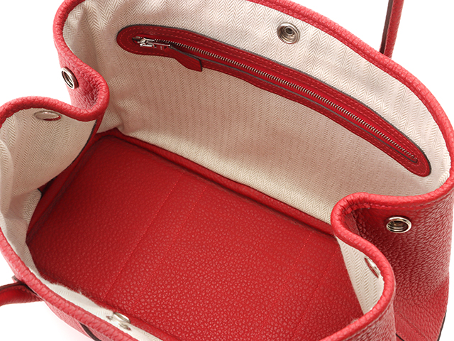 HERMES エルメス トートバッグ ガーデンパーティTPM ルージュ系