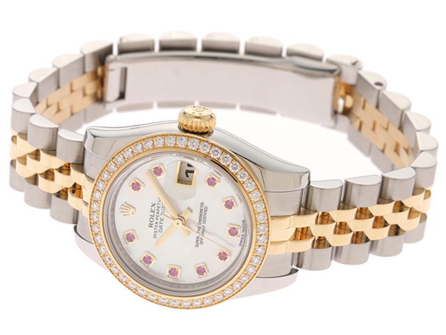 ROLEX ロレックス デイトジャスト 179383NGR マザーオブパール