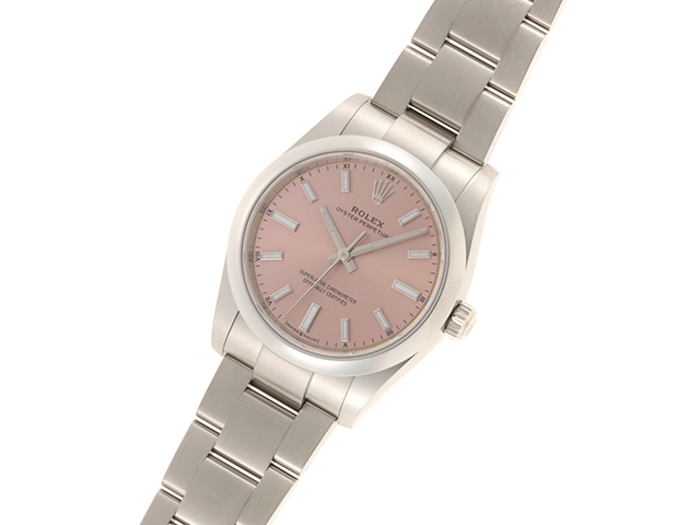ROLEX ロレックス オイスターパーペチュアル 124200 ピンク 男女