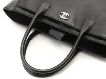 CHANEL シャネル エグゼクティブトート A15206 ブラック/SV レザー 【460】2143200528573
