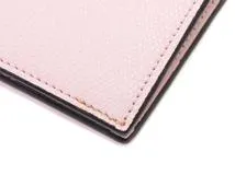 FENDI フェンディ エフ イズ フェンディ 二つ折財布 ピンク　カーフ　2143200534765　【208】