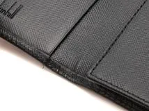 Dunhill ダンヒル 名刺入れ ブラック カーフ【4６0】2143200536448