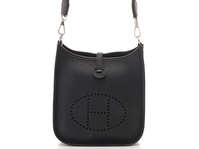 HERMES エルメス エブリンTPM ブラック/SV トリヨンクレマンス Z HERMES エルメス エブリンTPM ブラック/SV トリヨンクレマンス Z