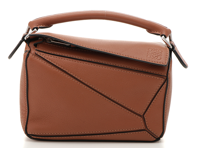 LOEWE ロエベ パズルバッグ・ミニ ダークブラウン カーフ 【432 LOEWE ロエベ パズルバッグ・ミニ ダークブラウン カーフ 【432