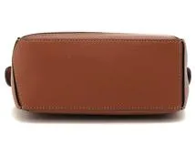 LOEWE ロエベ パズルバッグ・ミニ ダークブラウン カーフ 【432