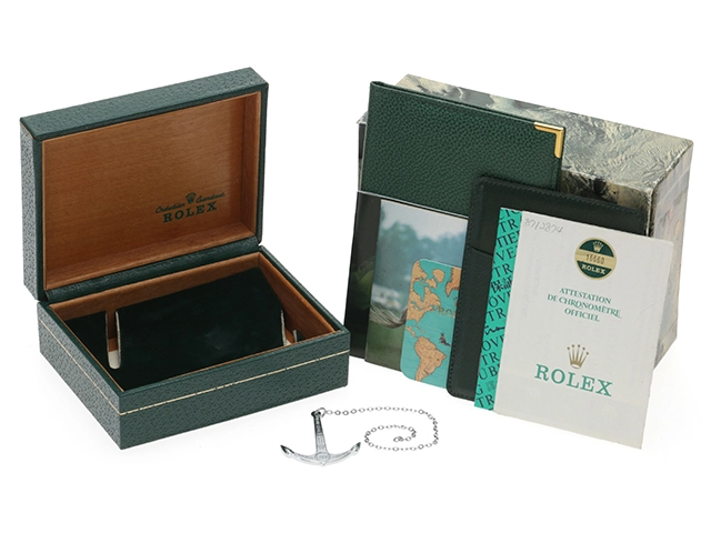 87番台 1985年頃製 国際保証書有 ROLEX ロレックス シードゥエラー Ref.16660 トリプル･シックス フチ有り ブラック文字盤 SS 自動巻（2143200541190）【200】T