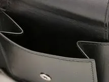 CELINE　セリーヌ　ジップドバイフォールド　ブラック　レザー【472】YI