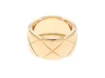 CHANEL シャネル 指輪 ココ クラッシュ コレクション リング J10862 52号 18Kイエローゴールド ダイヤモンド約0.46カラット ラージモデル【472】SJ