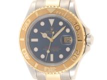 D番2005年並行品 ROLEX ロレックス 腕時計 ヨットマスター 16623 ブルー文字盤 K18イエローゴールド／オイスタースチール ロレゾール 自動巻【472】SJ